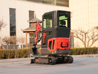 TYPHON 18 FLEX 1.8 Ton 4000lbs Trench Digger with Cabin 0.04 cbm Bucket