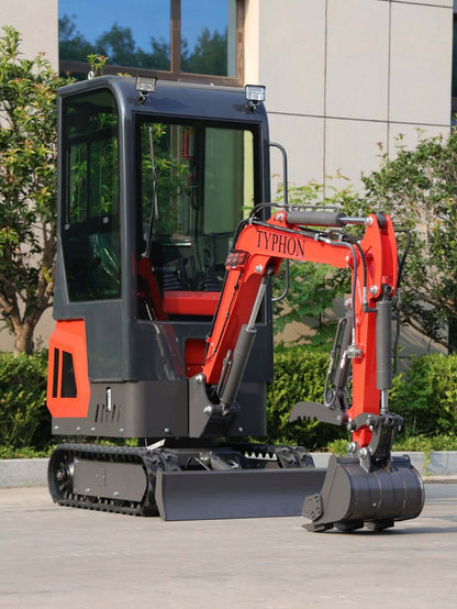 TYPHON TERROR ONE Mini Excavator – 1.1 Ton 13.5hp B&S Engine