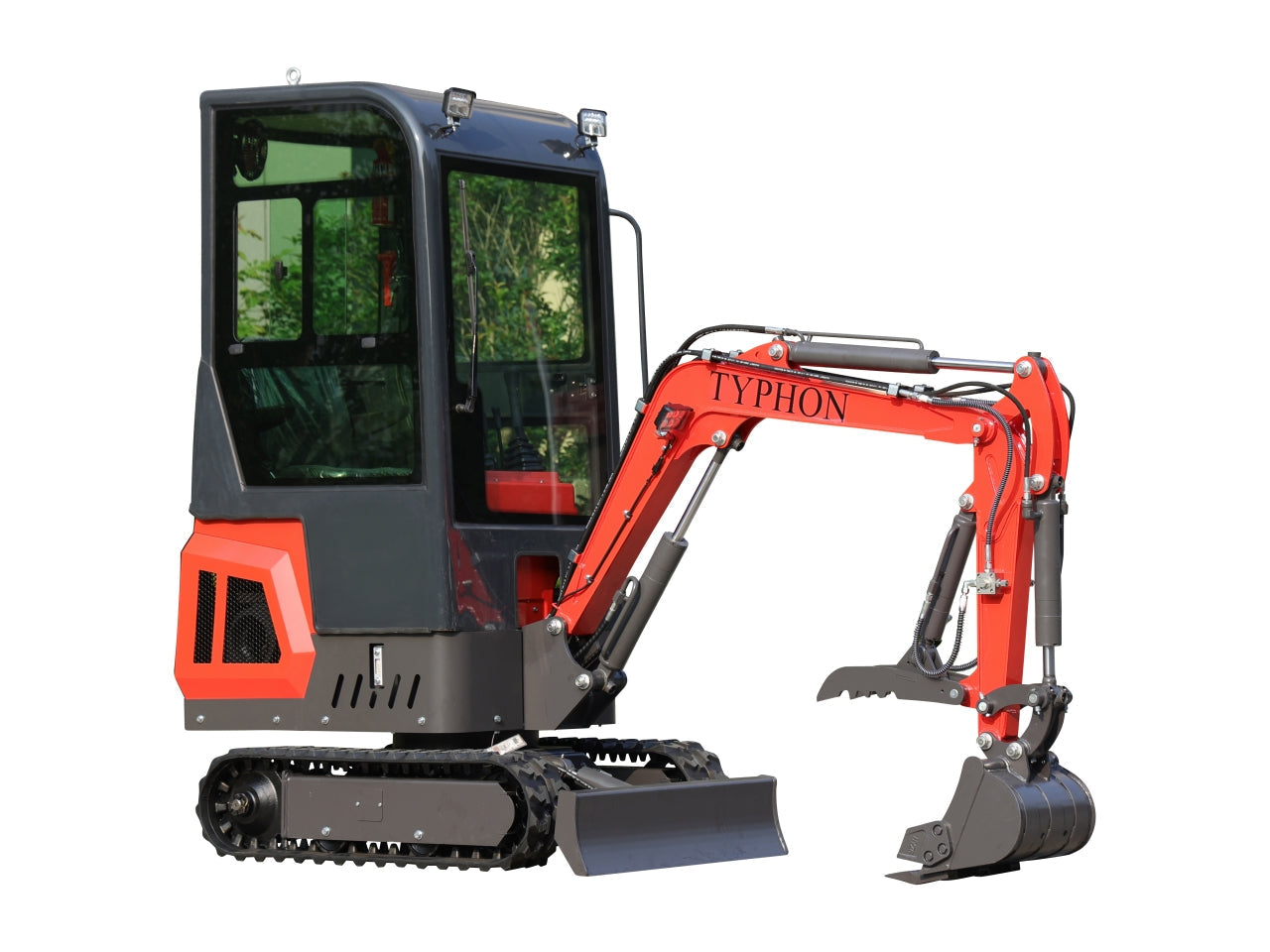 TYPHON TERROR ONE Mini Excavator – 1.1 Ton 13.5hp B&S Engine
