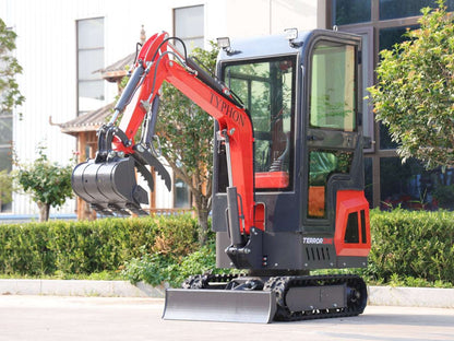 TYPHON TERROR ONE Mini Excavator – 1.1 Ton 13.5hp B&S Engine