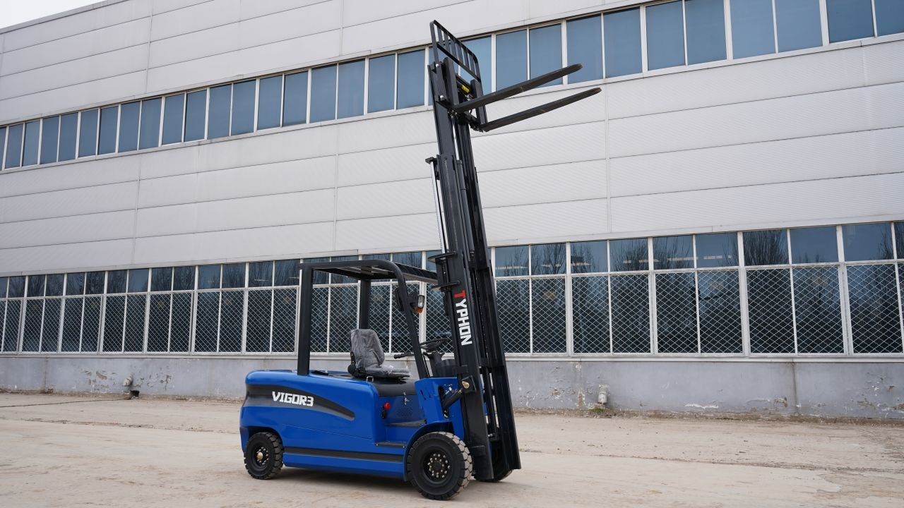 2025 TYPHON VIGOR 3.0 Blue 3 Ton Electric Forklift