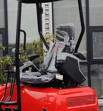 4,000 lb TYPHON TERROR XX RED Mini Excavator Kubota D902 Engine