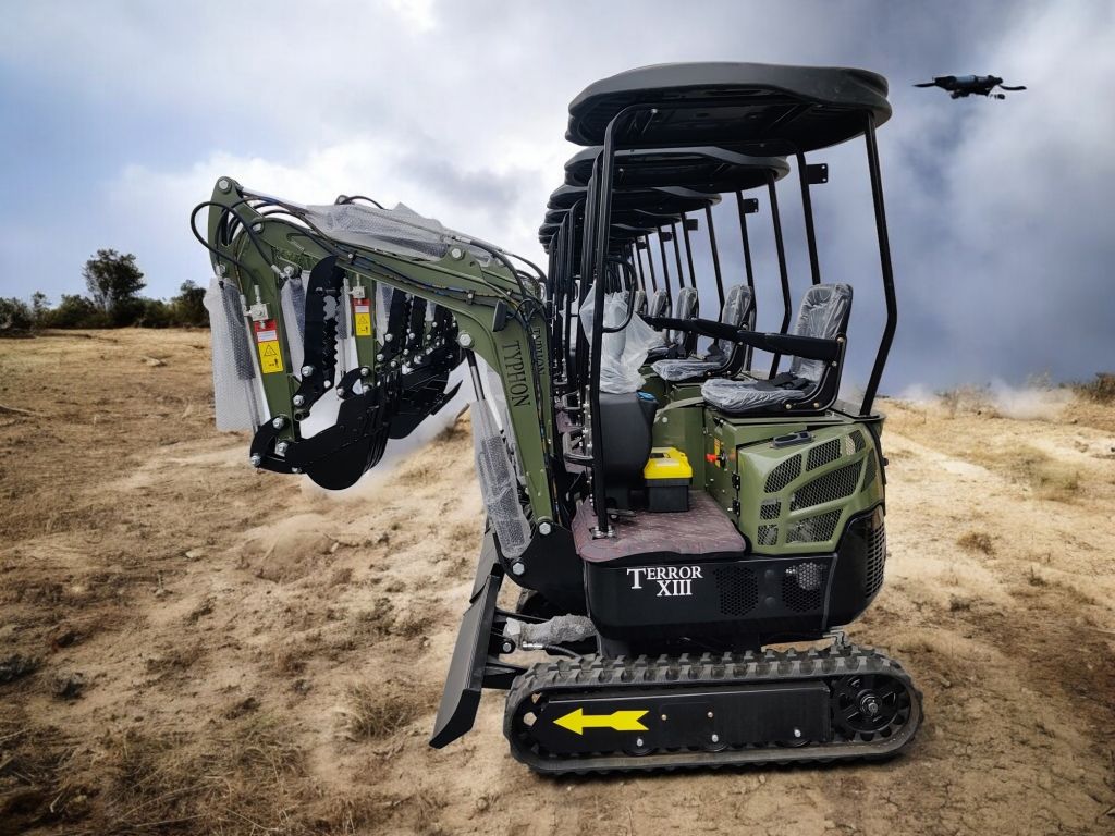 TYPHON TERROR XIII Mini Excavator – 1.3 TON 13.5HP B&S