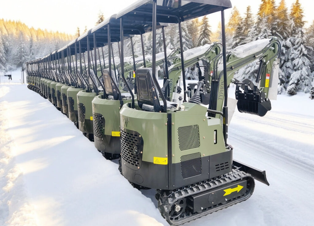 TYPHON TERROR XV STORM Mini Excavator – 1.05 Ton