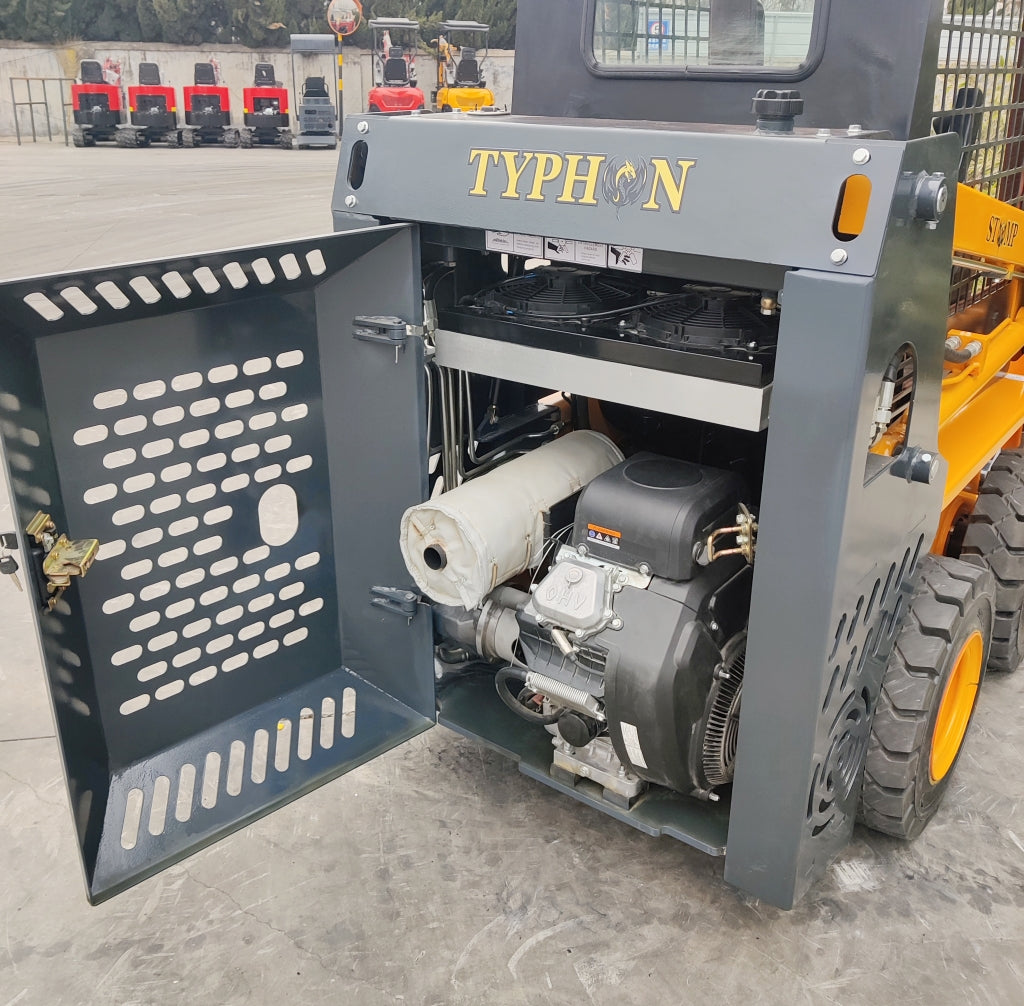 Brand New TYPHON STOMP 508 Mini Skid Steer Gas EPA Engine