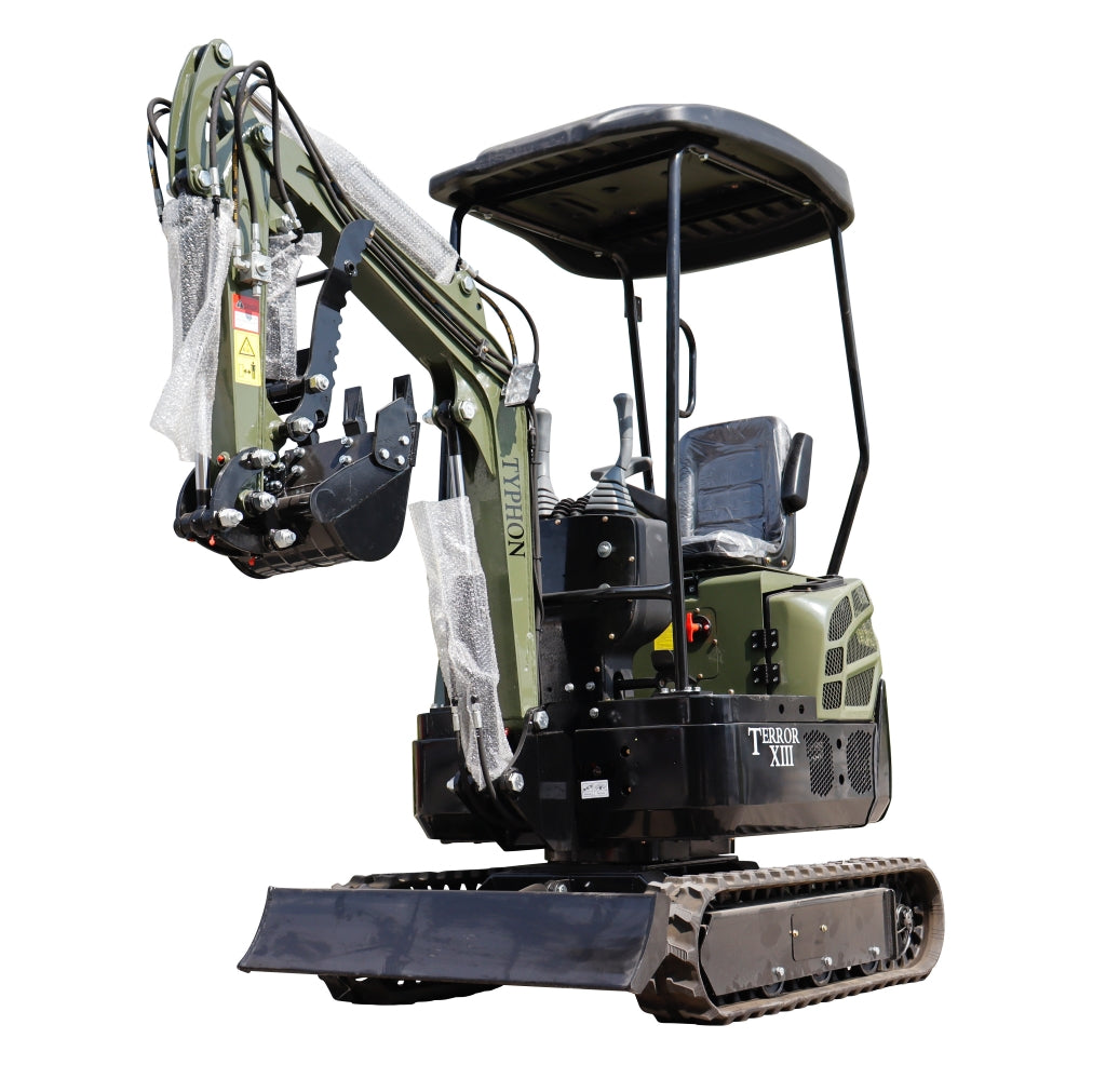 TYPHON TERROR XIII Mini Excavator – 1.3 TON 13.5HP B&S