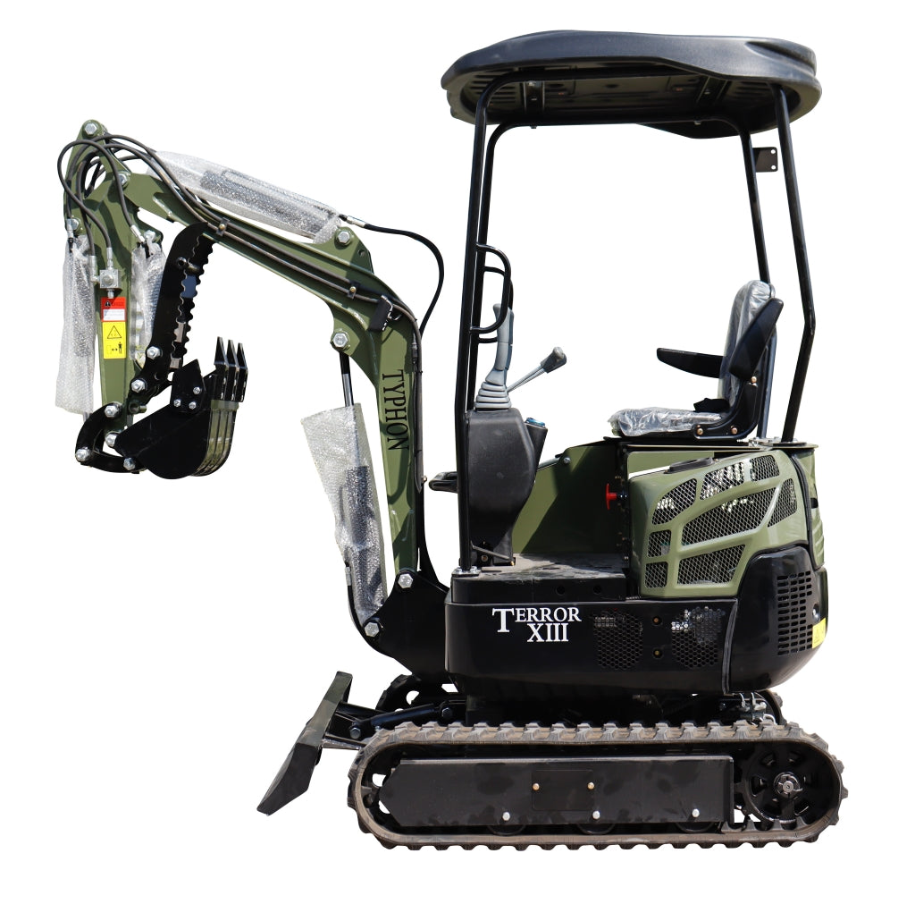 TYPHON TERROR XIII Mini Excavator – 1.3 TON 13.5HP B&S