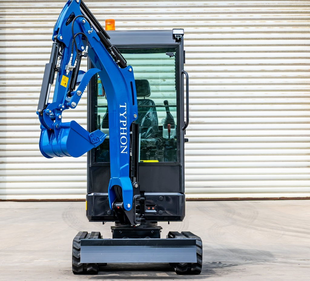 TYPHON 18 FLEX PRO 1.8 Ton Mini Excavator 12 attachments