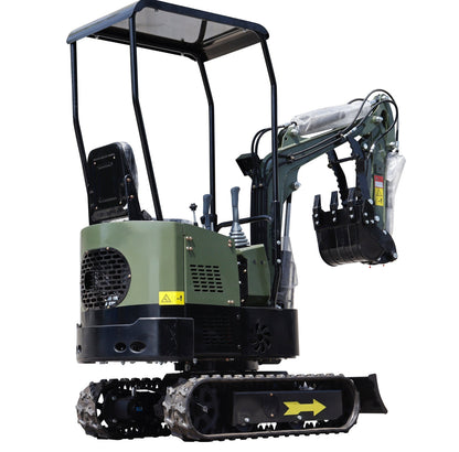 TYPHON TERROR X STORM Mini Excavator – 1 Ton with Canopy