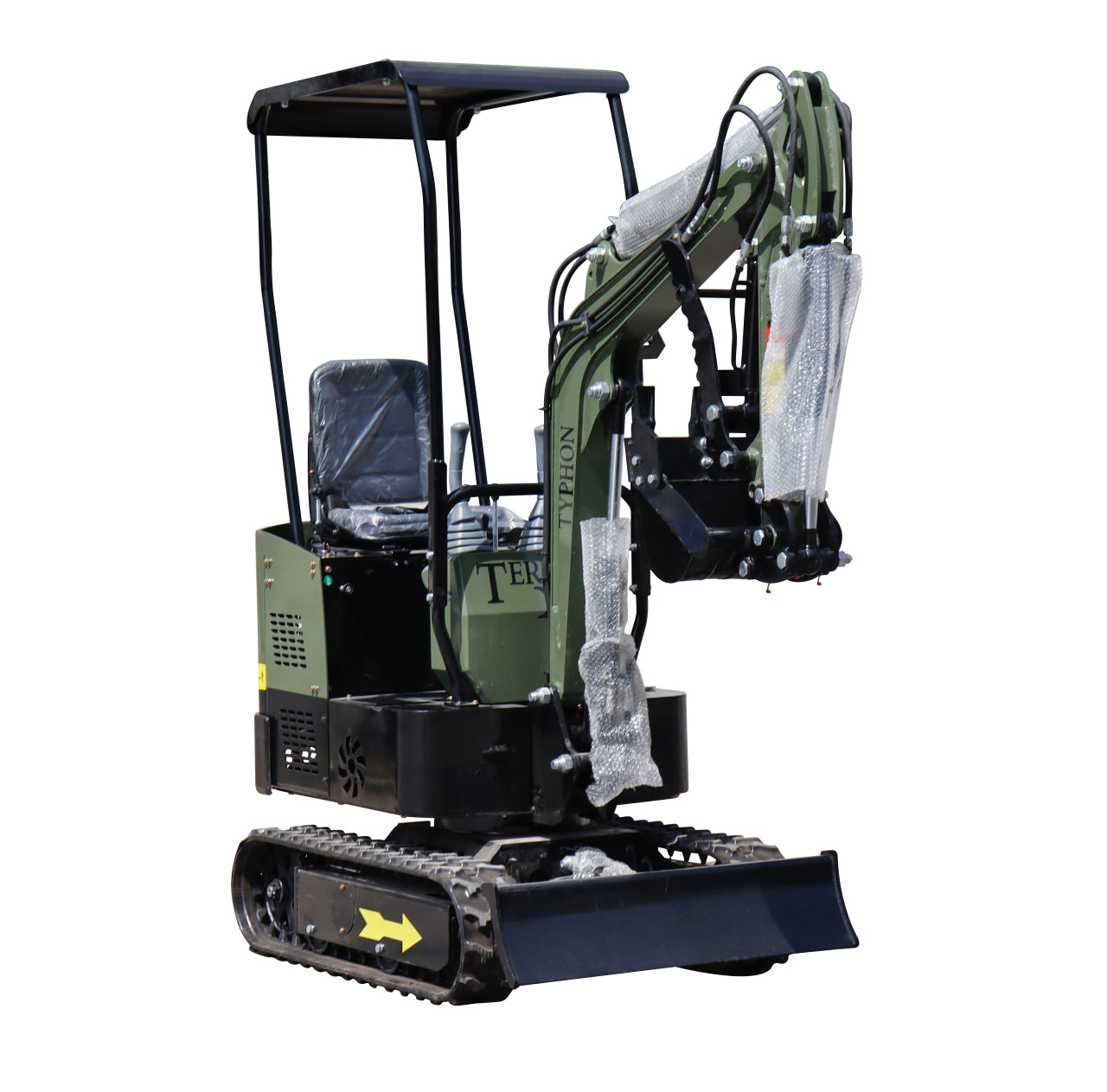 TYPHON TERROR X STORM Mini Excavator – 1 Ton with Canopy