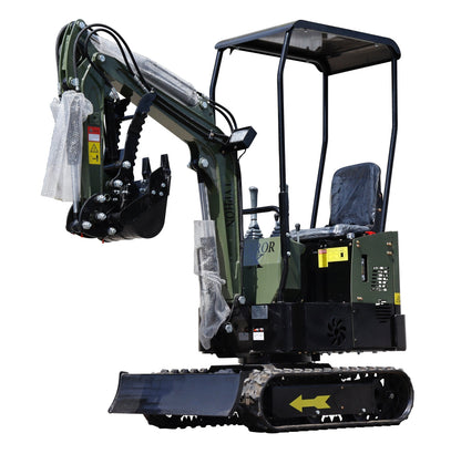 TYPHON TERROR X STORM Mini Excavator – 1 Ton with Canopy