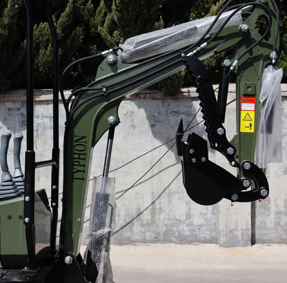 TYPHON TERROR X STORM Mini Excavator – 1 Ton with Canopy