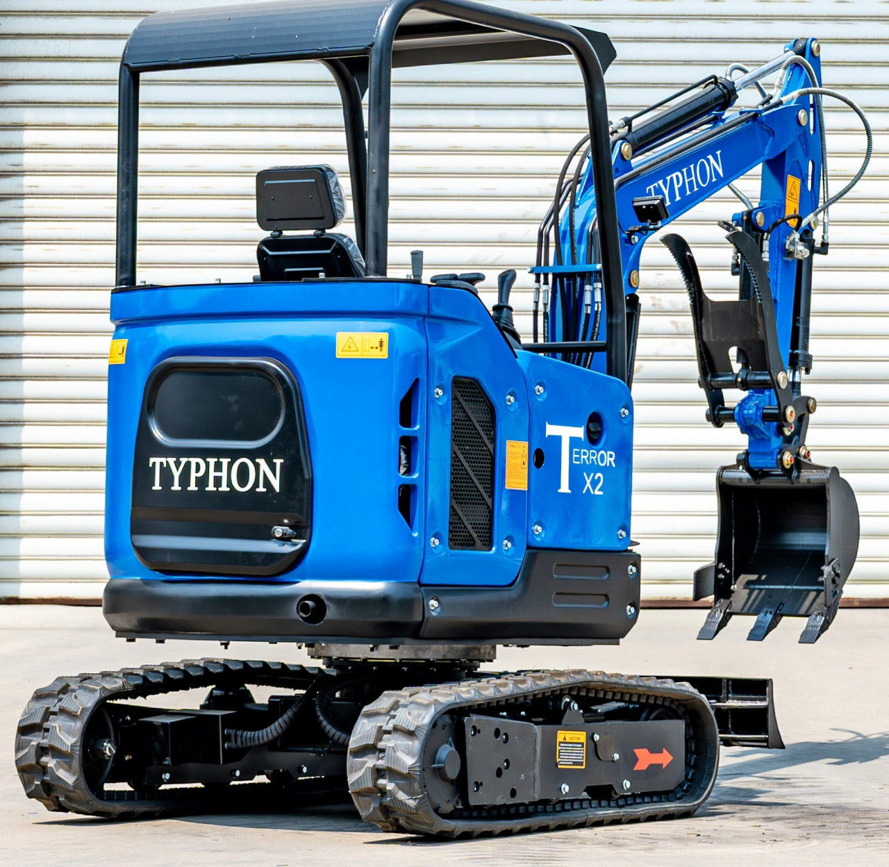 TYPHON TERROR X2 STORM Mini Excavator 2.5 Ton Kubota V1505