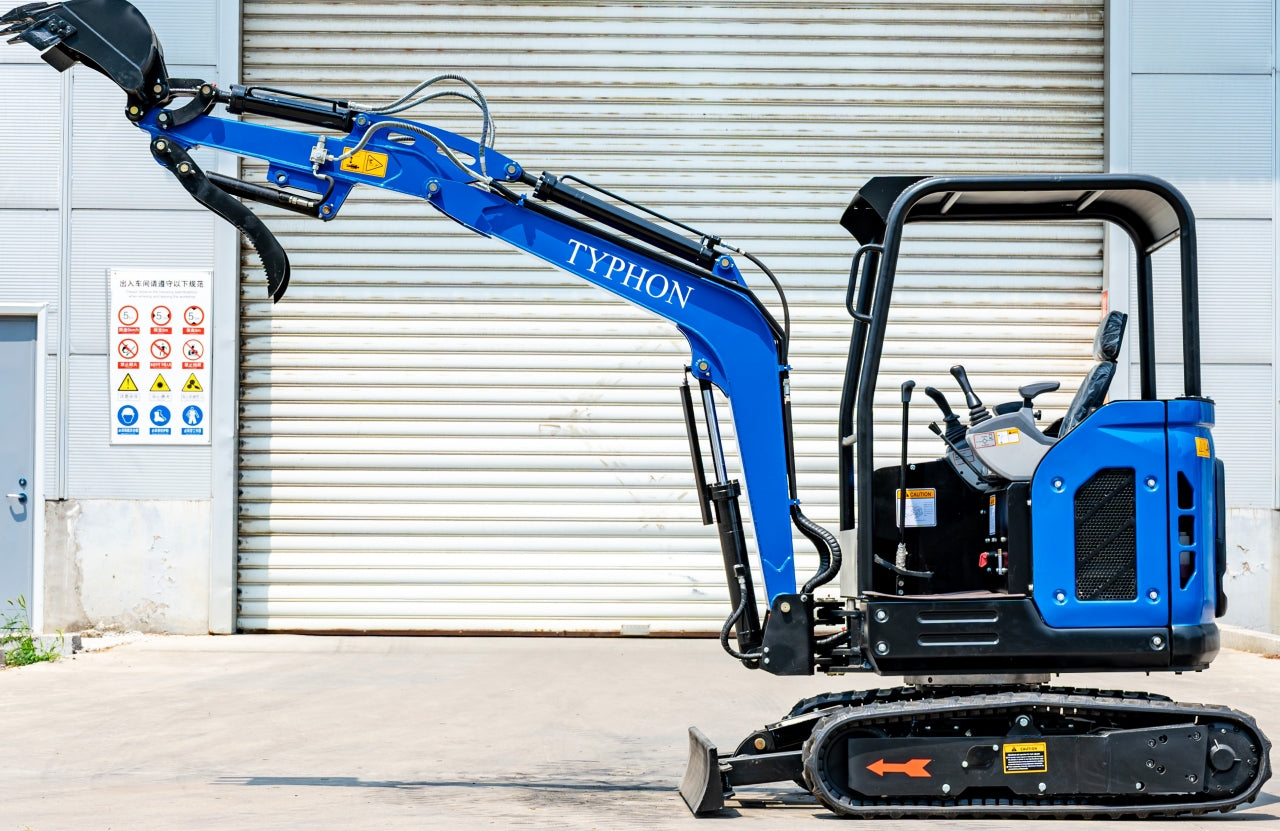 TYPHON TERROR X2 STORM Mini Excavator 2.5 Ton Kubota V1505