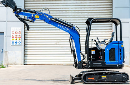 TYPHON TERROR X2 STORM Mini Excavator 2.5 Ton Kubota V1505