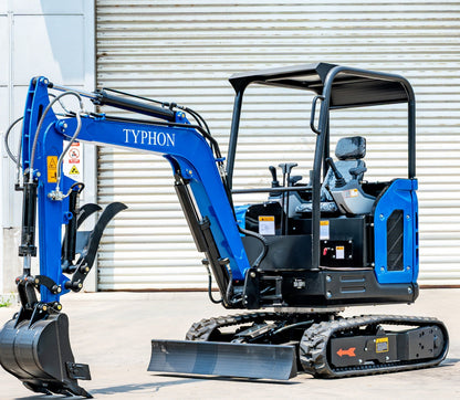 TYPHON TERROR X2 STORM Mini Excavator 2.5 Ton Kubota V1505