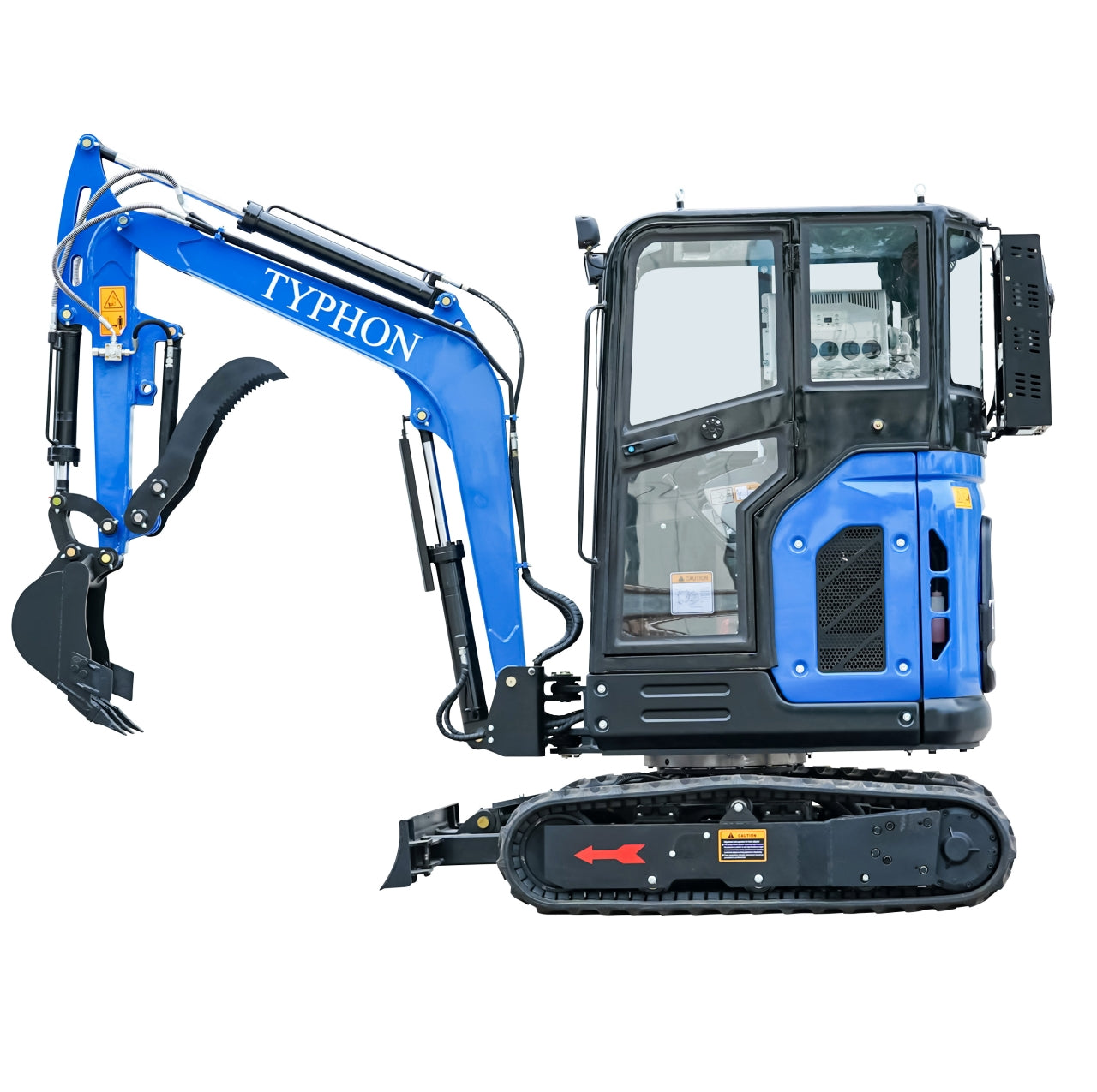 TYPHON TERROR X2 Mini Excavator 2.7 Ton Kubota V1505 Engine