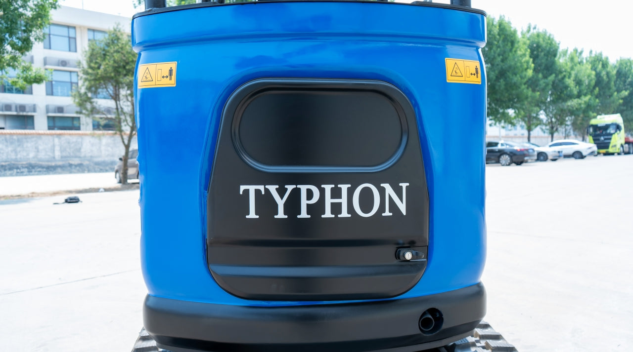 TYPHON TERROR X2 Mini Excavator 2.7 Ton Kubota V1505 Engine