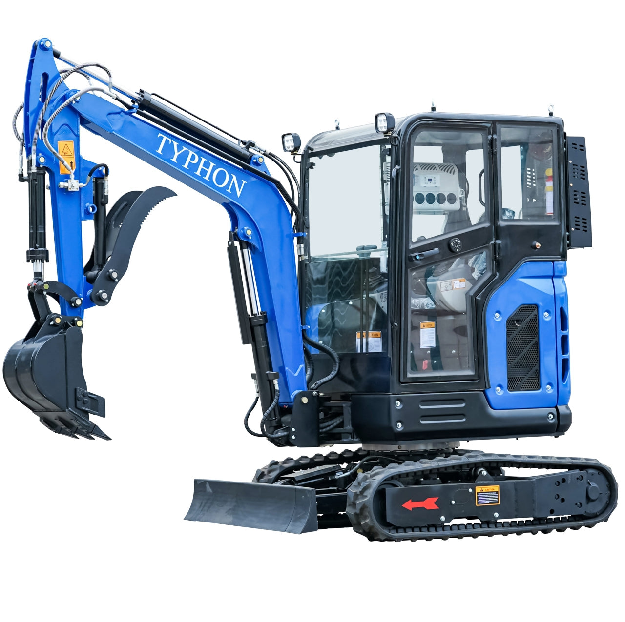 TYPHON TERROR X2 Mini Excavator 2.7 Ton Kubota V1505 Engine