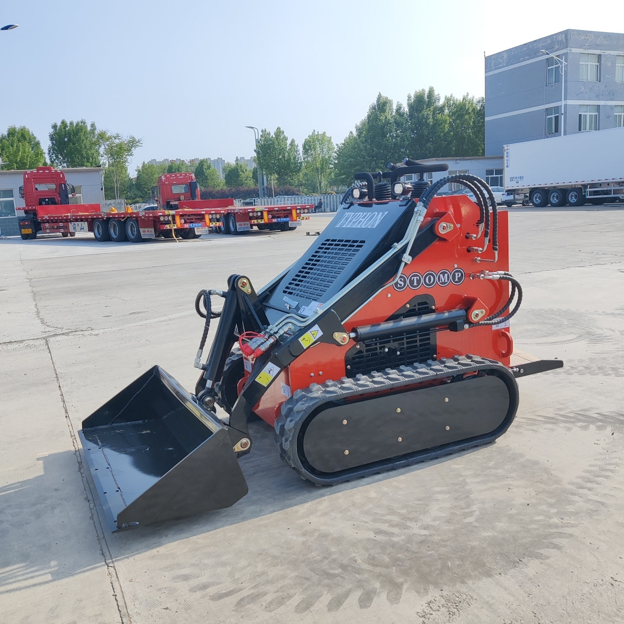 Brand New TYPHON STOMP 1,800lbs Mini Skid Steer 23HP Gas EPA B & S Engine