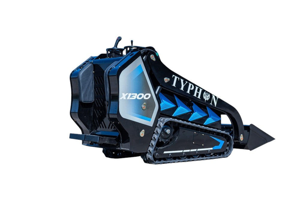 TYPHON STOMP X1300 Mini Skid Steer Loader with Kubota D1105 25hp Engine and Advance Hydraulic Systems
