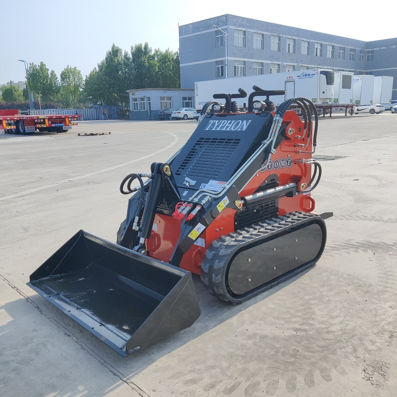 Brand New TYPHON STOMP 1,800lbs Mini Skid Steer 23HP Gas EPA B & S Engine