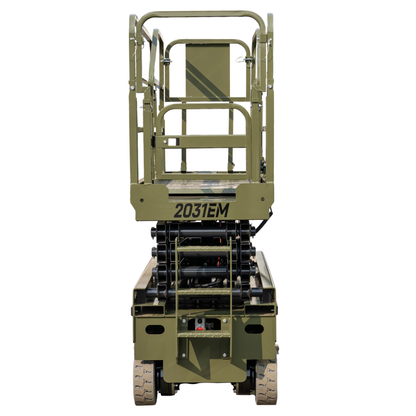 TYPHON xFlex-2031EM 1.2 Ton Electric Mini Scissor Lift&nbsp, 20 ft Max Platform Height&nbsp, 19.7-inch Platform Extension
