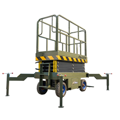TYPHON xFlex-2037W Walk-Behind Scissor Lift  20 ft, load capacity 1102 lb, 110V Electric