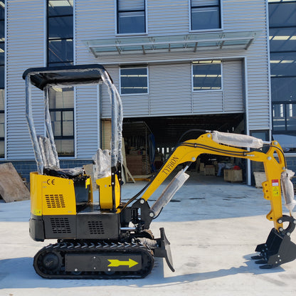 TYPHON TERROR X STORM Mini Excavator – 1 Ton Trench Digger with Canopy, 380mm Wide Bucket