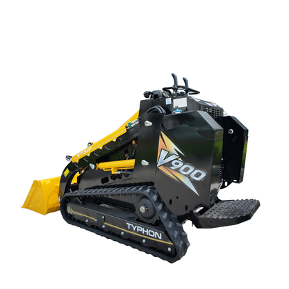 Typhon Stomp V900 Mini Track Loader  Kubota D1105 25HP Diesel  Stand-On Skid Steer Dual Aux Hydraulics  EPA Stage V