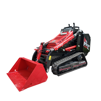 Typhon Stomp V900 Mini Track Loader Kubota D1105 25HP Diesel  Stand-On Skid Steer  EPA / EU Stage V