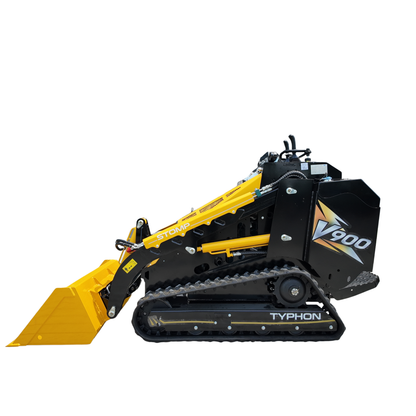 Typhon Stomp V900 Mini Track Loader  Kubota D1105 25HP Diesel  Stand-On Skid Steer Dual Aux Hydraulics  EPA Stage V