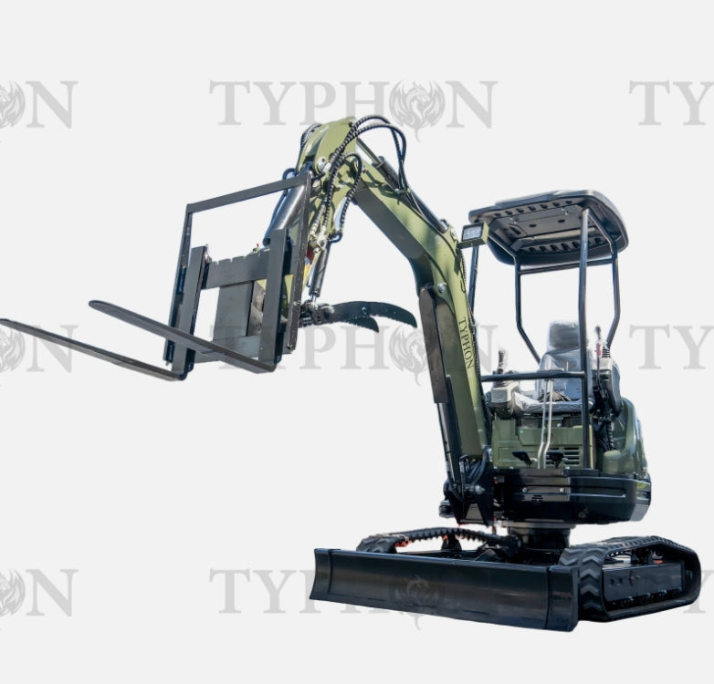 12 PCS Attachment Set Tool Fits 2-3 ton excavator Typhon Terror XXV