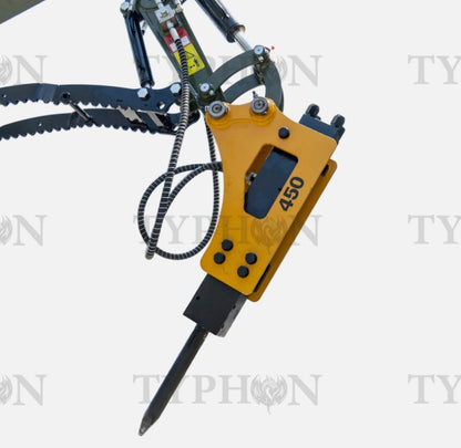 12 PCS Attachment Set Tool Fits 2-3 ton excavator Typhon Terror XXV