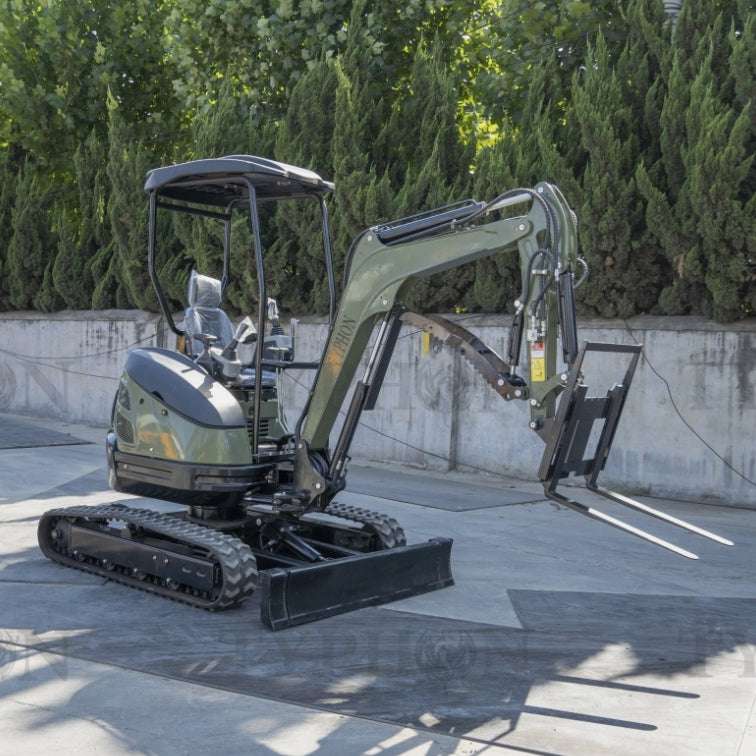 Pallet Fork Attachment for 2.5-3 ton Mini Excavator Adjustable