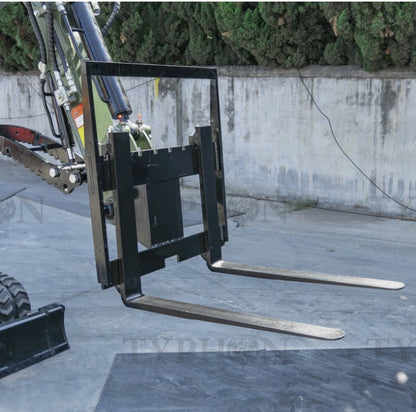 Pallet Fork Attachment for 2.5-3 ton Mini Excavator Adjustable