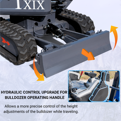 New TYPHON TERROR XIX STORM Mini Excavator 4000lbs 20.4hp Kubota D902 engine  Trench Digger with Boom Swing, Canopy, Retractable Tracks
