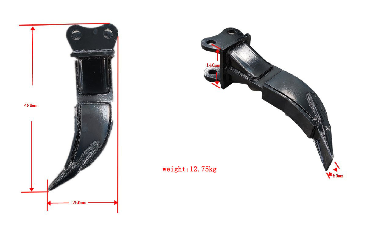 Ripper: Attachment for TYPHON Mini Excavators