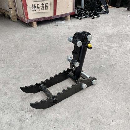 Hydraulic Thumb Clip: Attachment for TYPHON Mini Excavators Digger Track Crawler