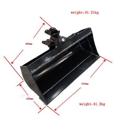 600mm Tilting Bucket: Attachment for TYPHON Mini Excavators