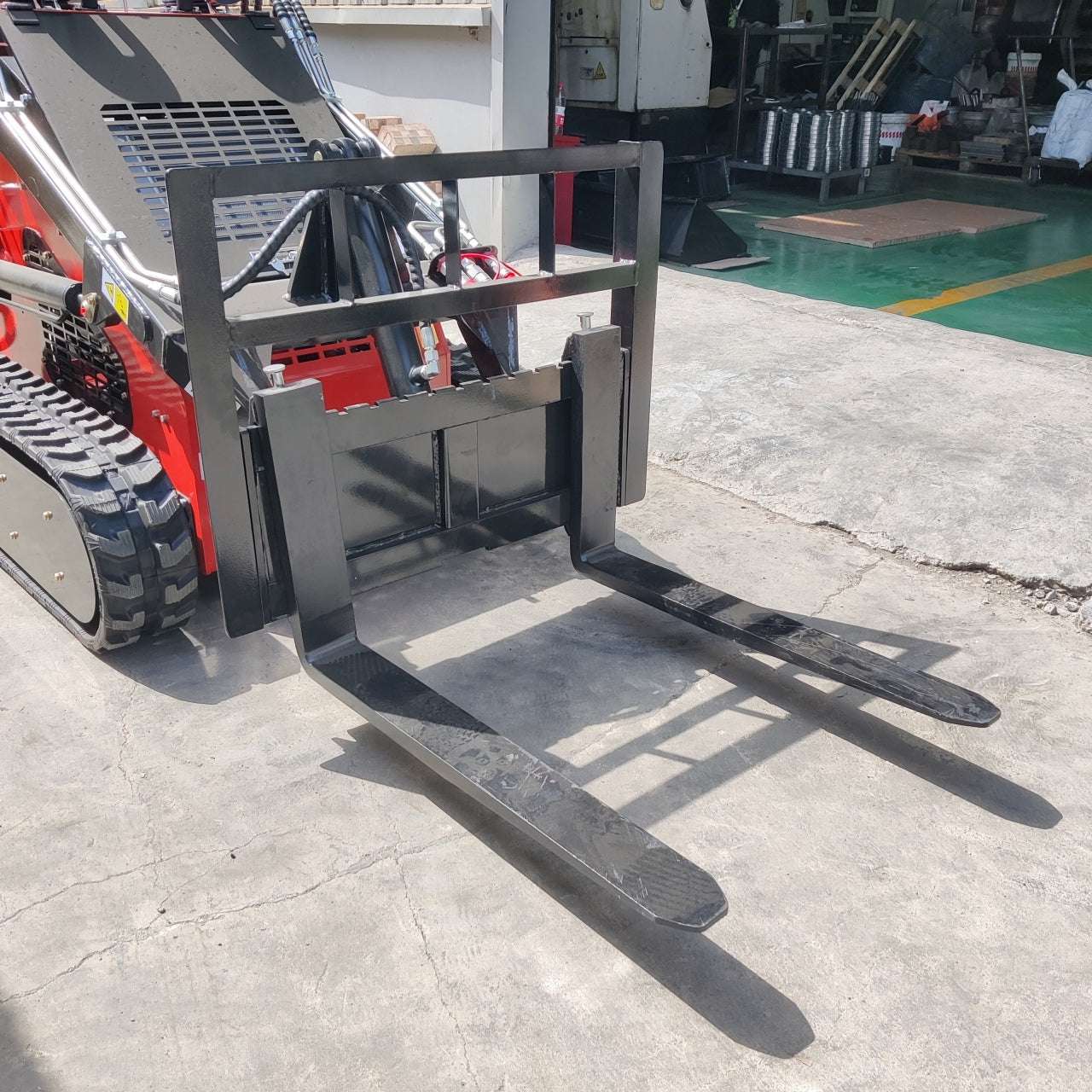 Skid Steer Loader Fork Pallet Attachment