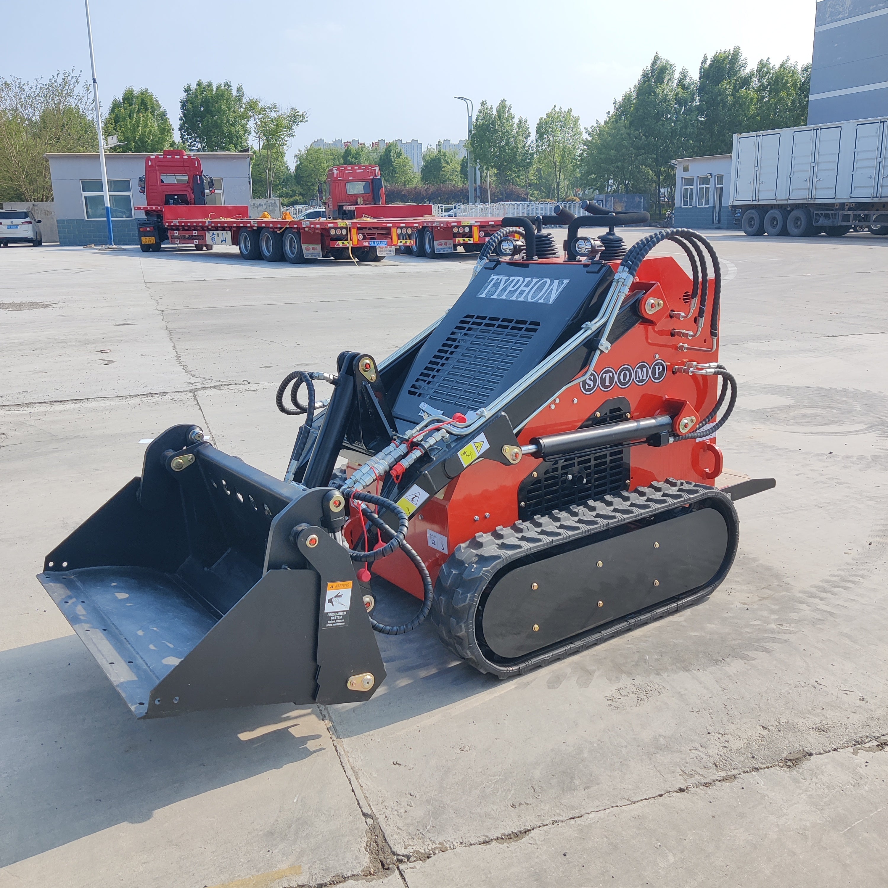 Skid Steer Loader 4 in one Bucket Attachment
