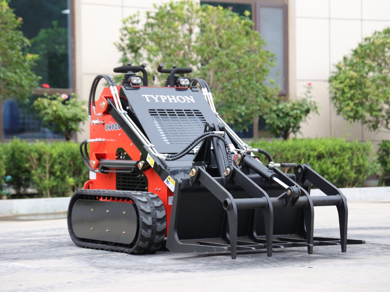 Skid Steer Loader Grappler Grapple Grabber Attachment