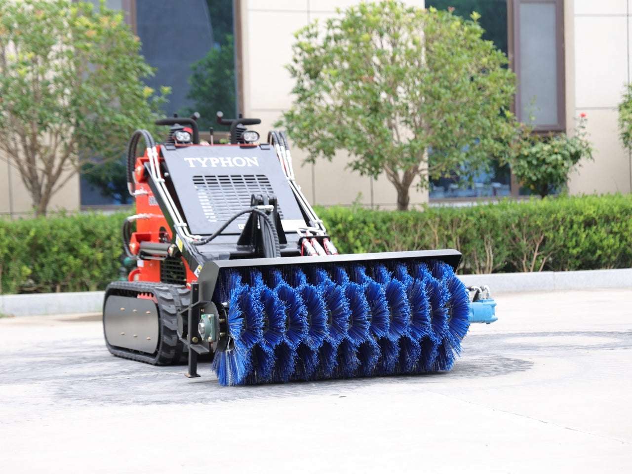 Skid Steer Loader Sweeper Attachment