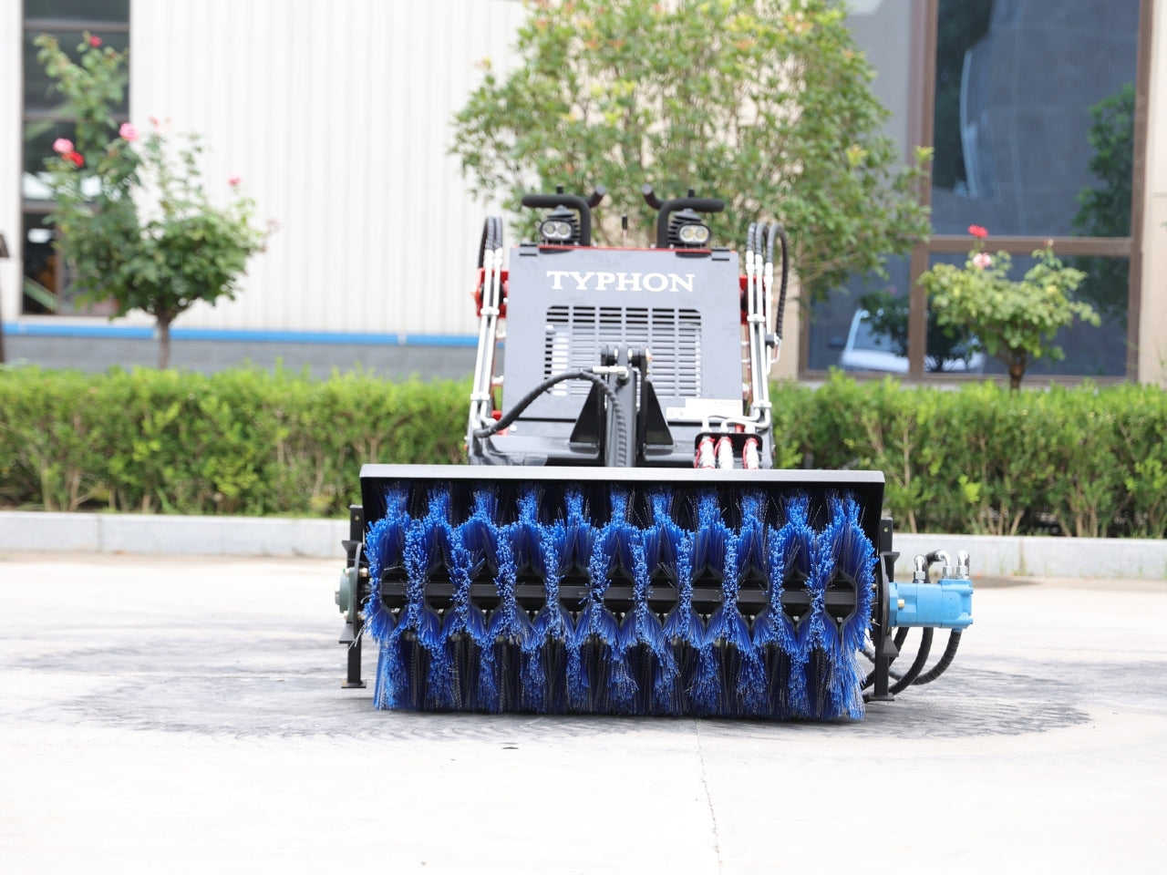 Skid Steer Loader Sweeper Attachment