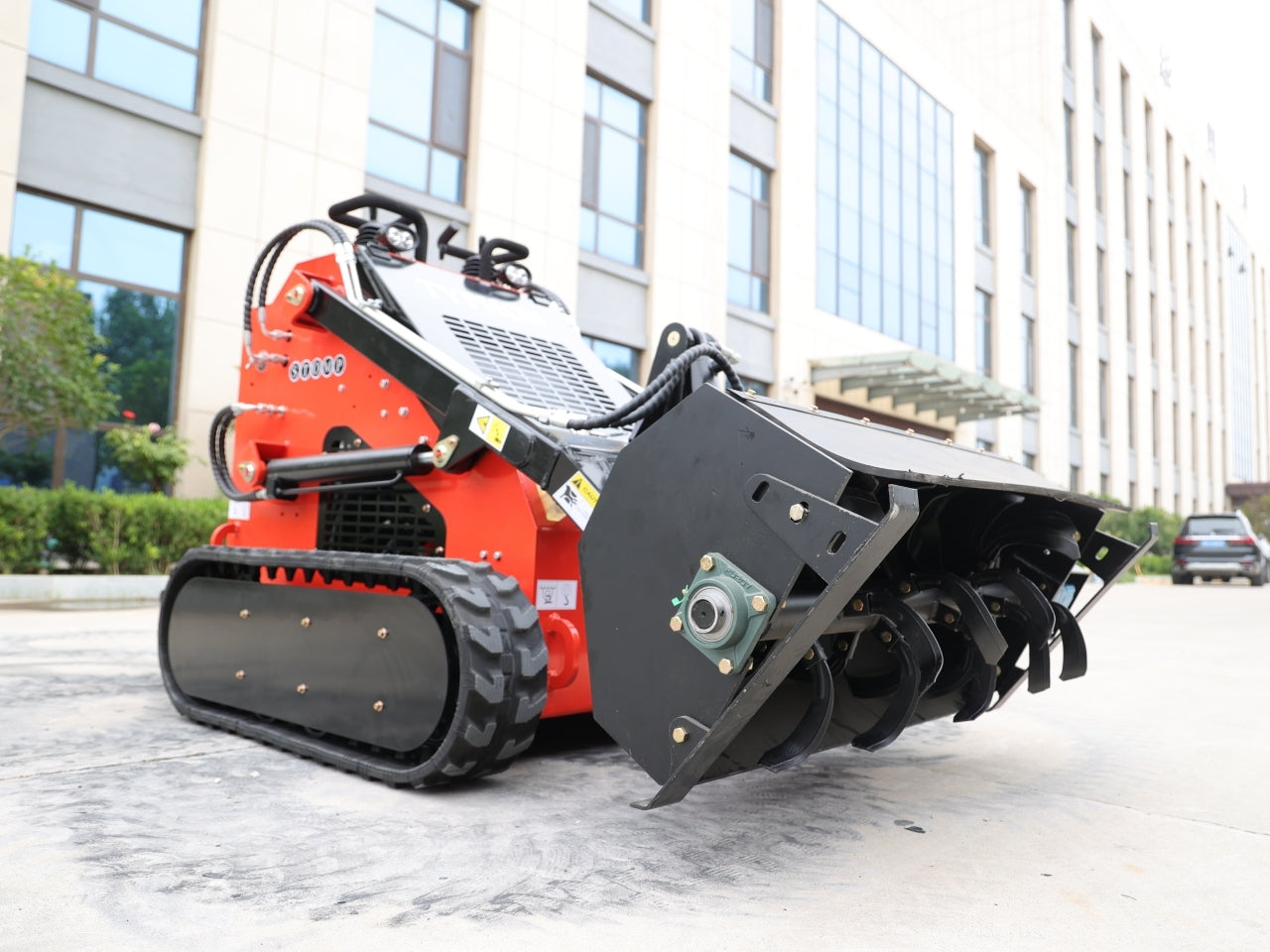 Skid Steer Loader Rotary Plow Tiller Attachment