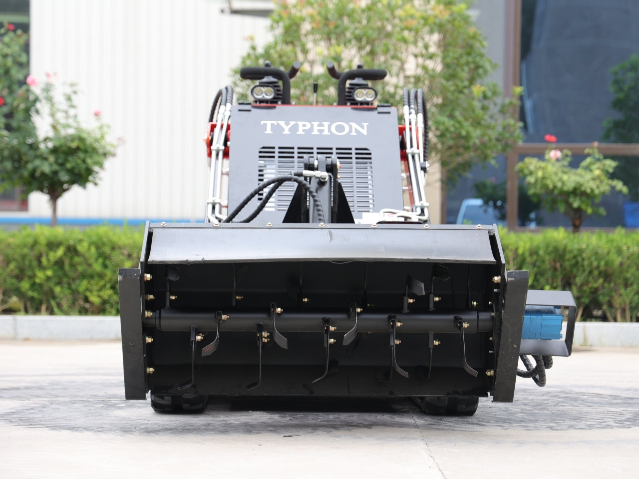 Skid Steer Loader Rotary Plow Tiller Attachment