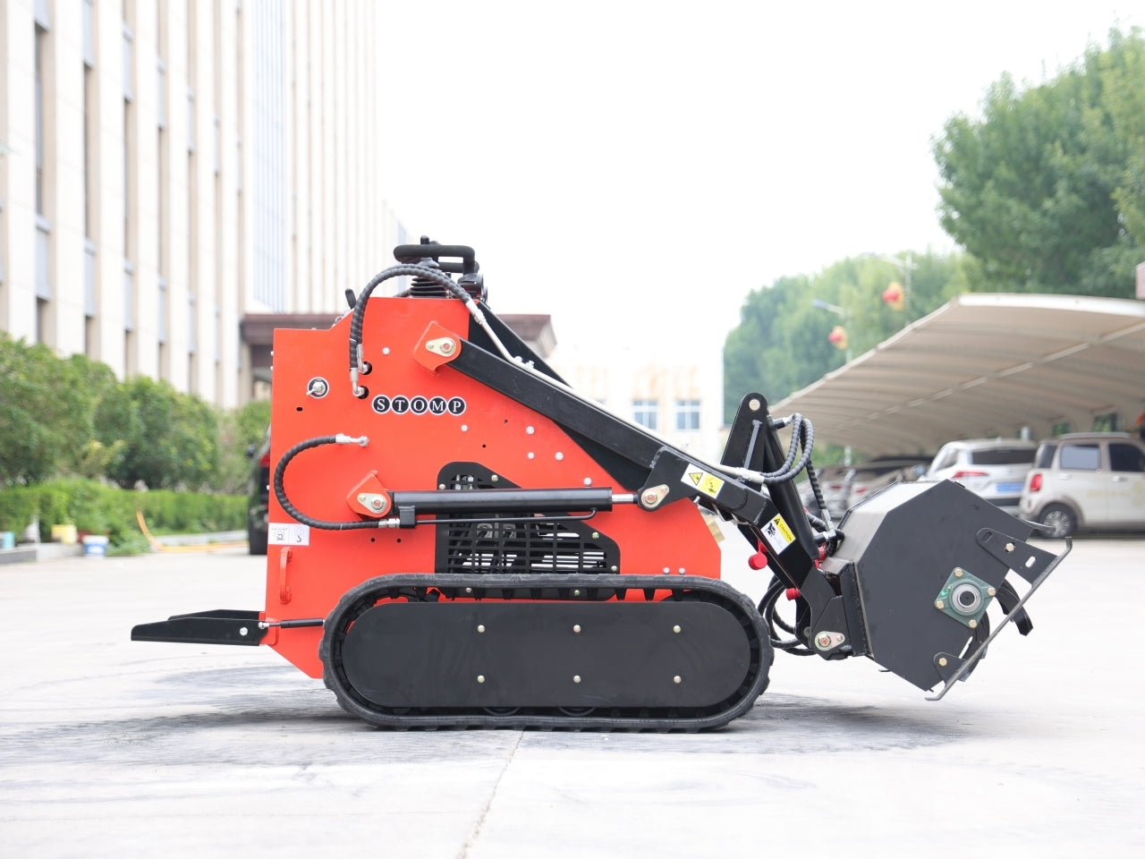 Skid Steer Loader Rotary Plow Tiller Attachment