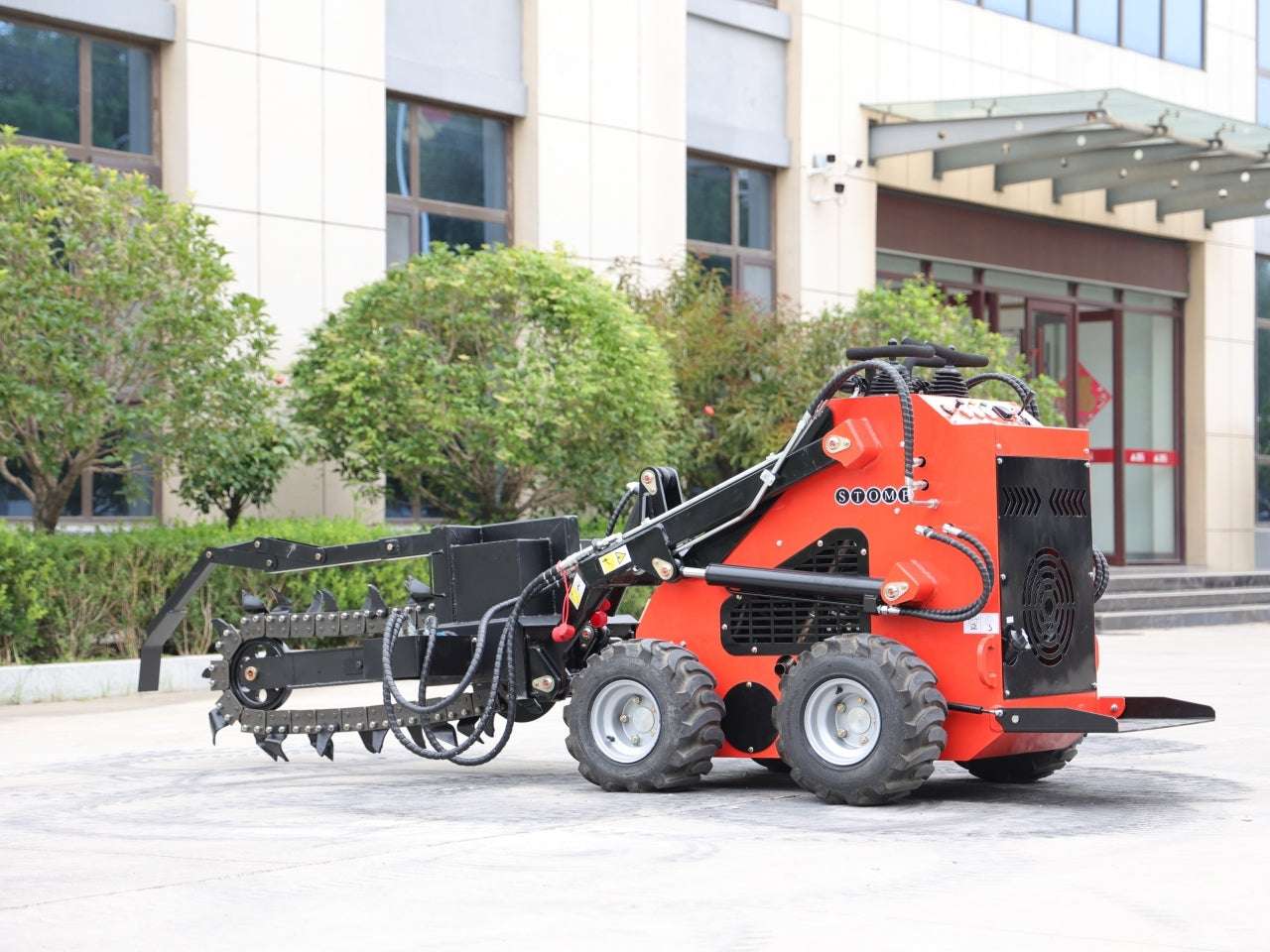 TYPHON Skid Steer Loader Trencher Attachment