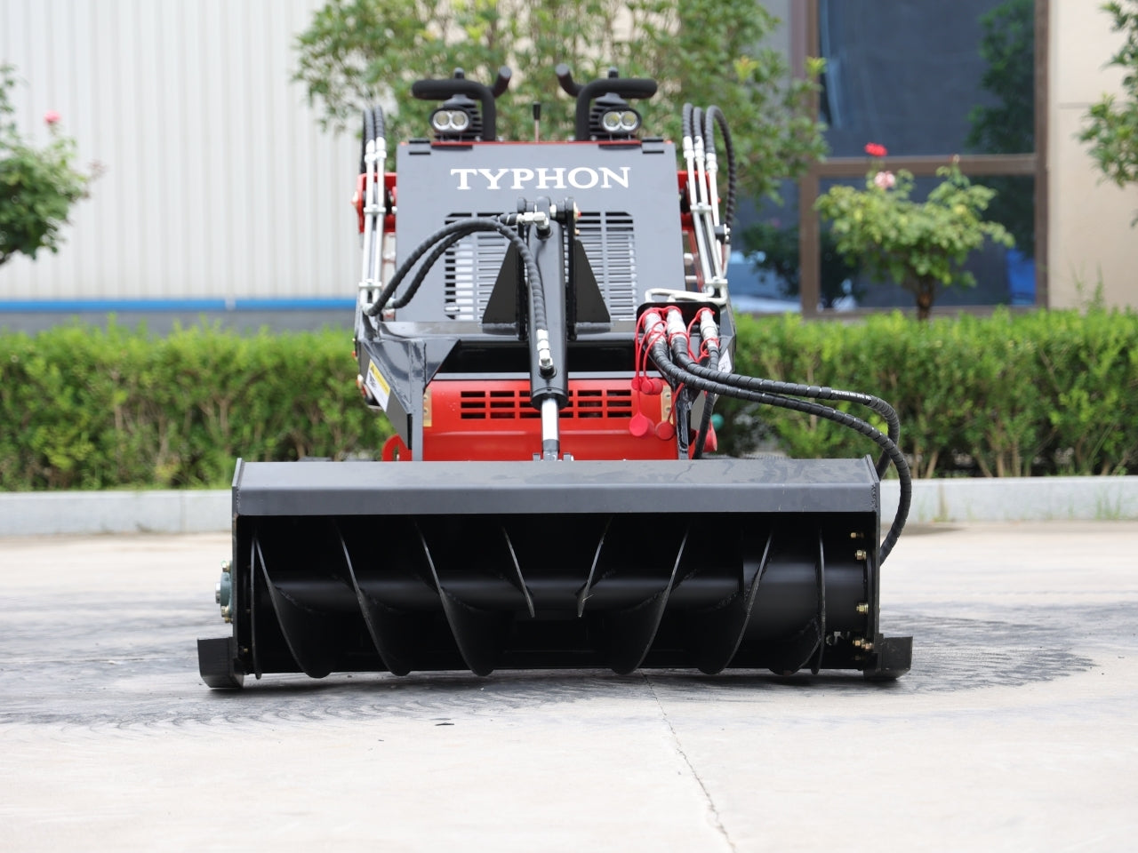 Skid Steer Loader Attachment Trench Filler